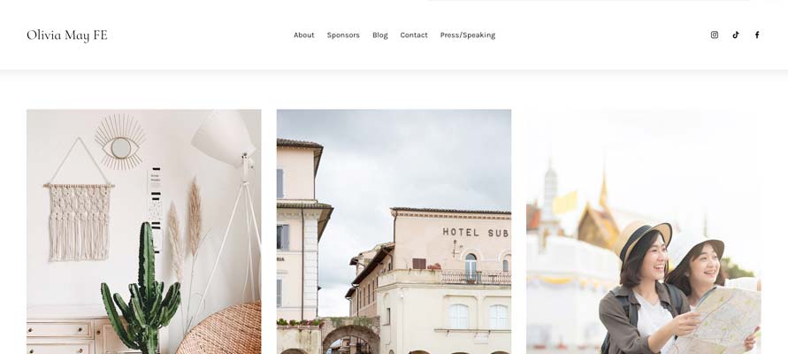 Squarespace template #2